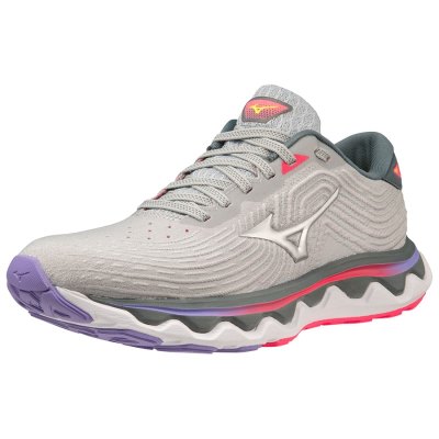 Zapatillas Para Correr Mizuno WAVE Horizon 6 Mujer Grises / Plateados / Rosas - Chile M521IRNDGY